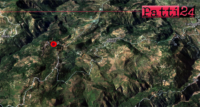 BASICO’- Lieve sisma di magnitudo ML 2.7 con epicentro a 2 km da Basicò, ipocentro ad appena 8 km