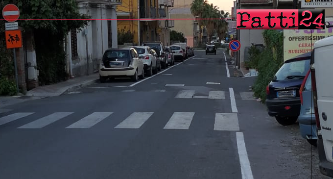 PATTI – Parcheggi Corso Matteotti. Chi ha “partorito” l’idea ha considerato l’asfalto dissestato e i rischi per chi esce di casa?
