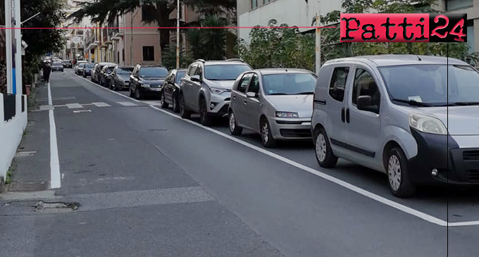 PATTI – I parcheggi realizzati in Corso Matteotti continuano a lasciare perplessi molti cittadini.