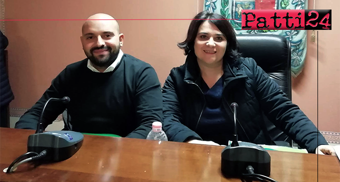 SAN PIERO PATTI – Daniela Martino e Sergio Fiore eletti, rispettivamente, Presidente e Vice del Consiglio comunale