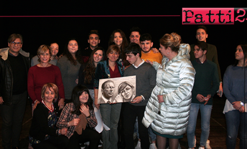 PATTI – Fiammetta Borsellino ha incontrato gli alunni del Borghese – Faranda