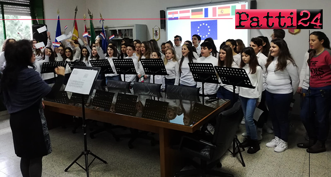 PATTI – Presentazione del progetto “Erasmus plus”. Ospiti 26 alunni e 11 docenti stranieri.