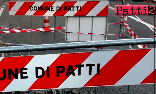 PATTI – Il 26 e 27 settembre lavori nella condotta fognaria comunale nella via Tenente Natoli. Chiusura temporanea accesso veicolare