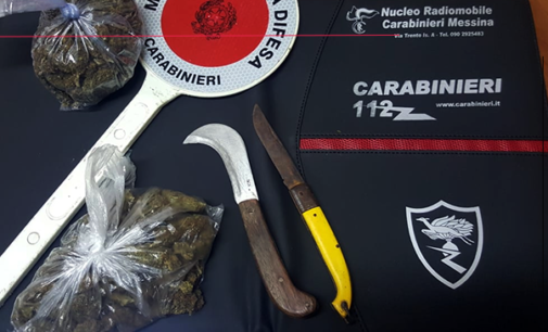 MESSINA – Trovato in possesso di marijuana. Arrestato 25enne barcellonese.