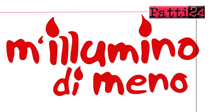 PATTI – “M’illumino di meno”. Consiglieri di opposizione chiedono di  aderire all’iniziativa