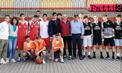 PATTI – Campionati Sportivi Studenteschi. Il “Borghese Faranda” si è imposto nella fase distrettuale del basket 3 contro 3.