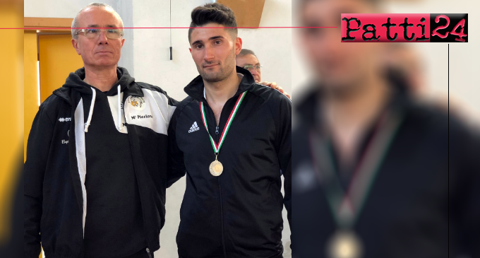 PATTI – Medaglia d’argento per Mattia Campochiaro ai Campionati Regionali Assoluti di karate – specialità kumitè