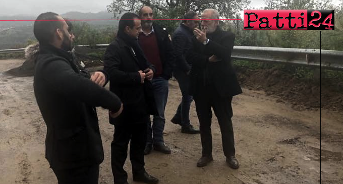 SAN PIERO PATTI – Cateno De Luca in visita: “ il mio impegno è rivolto al potenziamento della viabilità di questi territori”