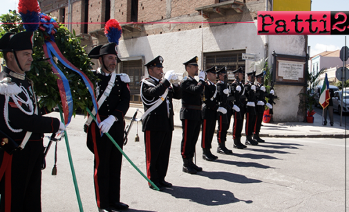 MILAZZO – Commemorazione del 47° anniversario della morte dell’Appuntato M.A.V.M. PIRRONE Antonino e del Carabiniere M.A.V.M. ARNOLDI Antonio.