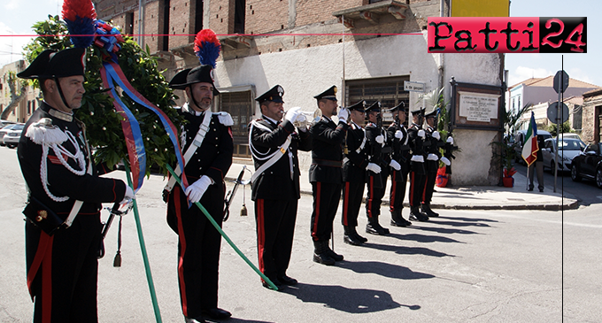 MILAZZO – 49° anniversario morte dei Carabinieri M.A.V.M. Pirrone Antonino e Arnoldi Antonio.