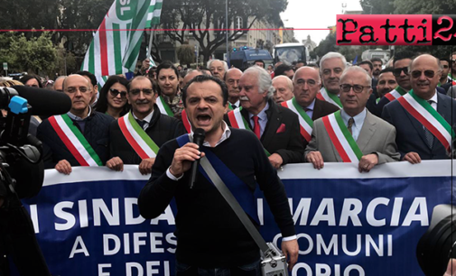 MESSINA – Confermata la manifestazione dei Sindaci a Palermo il 15 maggio, a sostegno degli Enti intermedi
