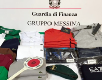 MESSINA – Sequestrati capi di abbigliamento contraffatti in negozi del centro
