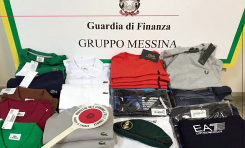 MESSINA – Sequestrati capi di abbigliamento contraffatti in negozi del centro