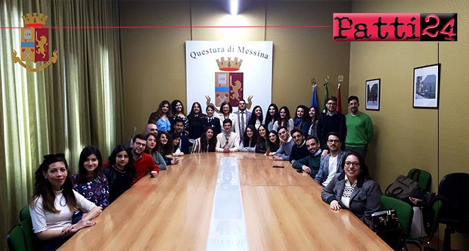 MESSINA – La Questura di Messina apre le porte dei propri uffici agli studenti del locale ateneo universitario