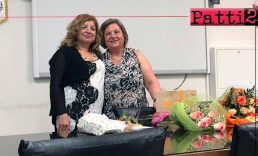 PATTI – l’I.C. Lombardo Radice, ha salutato la docente di Lettere Mirella Formica, che andrà in pensione.