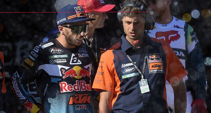 MXGP – Tony Cairoli in Lettonia vede “scappare” Tim Gajser. Domenica a rischio la sua gara in Germania.