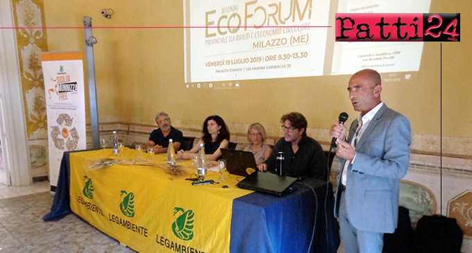 MILAZZO – Il sindaco Formica all’Ecoforum provinciale di Legambiente