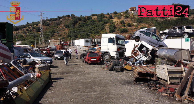 PAGLIARA – Sequestrata area abusivamente utilizzata per recupero rifiuti pericolosi e veicoli dismessi