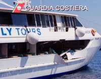 EOLIE – Scontro tra un traghetto con 350 turisti e uno yacht, 5 feriti.