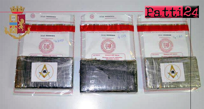MESSINA – 61enne trasportava oltre 3 chili di cocaina. Arrestato