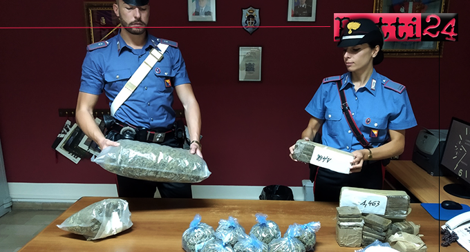 MESSINA – Detenevano in casa munizioni ed oltre 10 kg di hashish e marijuana. Arrestati coniugi messinesi.
