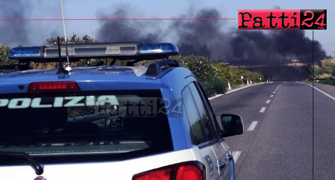 A20 – Incendio deposito di cavi. Chiusura autostrada fra Falcone e Barcellona P. G. direzione Messina