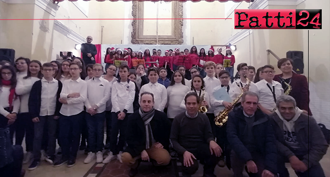 PATTI – Il “Concerto di Natale” degli alunni della  dell’I.C. Pirandello