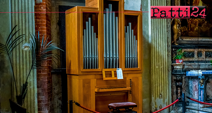 PATTI – “Natale Organistico”. concerti di organo a canne in alcune chiese del territorio diocesano
