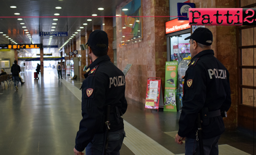 SICILIA – Controlli stazioni ferroviarie e a bordo dei treni. 6 arrestati, 3 indagati e oltre 2.400 persone controllate.