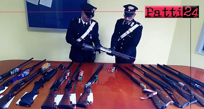 ALI’ TERME – Porto abusivo di armi clandestine e attività venatoria fraudolenta. 3 arresti e 7 denunce.