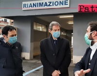 MESSINA – Covid-19. Vertice in prefettura e sopralluogo strutture ospedaliere di Musumeci e Razza.