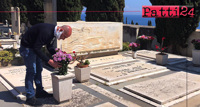 MILAZZO – Il cimitero è chiuso da un mese. Ai fiori ci pensa il Comune