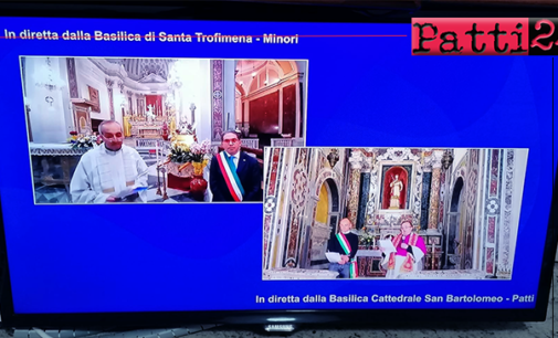 PATTI – Covid-19. Patti e Minori in diretta social nel nome della devozione a Santa Febronia Trofimena