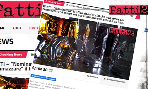 PATTI 24 – ”Nomination” la sfida alcool social … tutto è opinabile tranne la volgarità e la mancanza di rispetto.