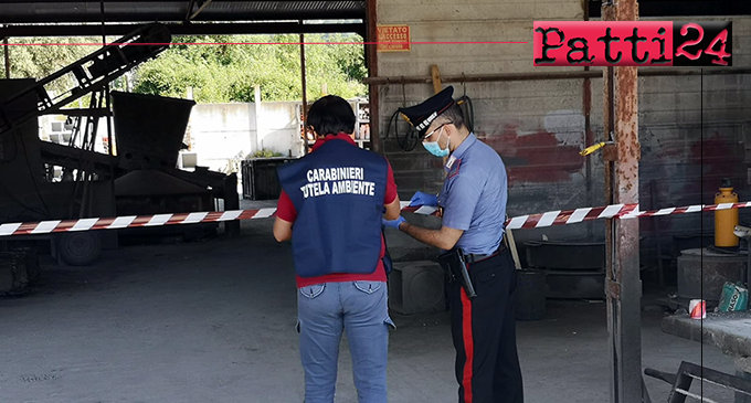 BROLO – Violazione ambientali. Due aziende denunciate e sequestro impianti di produzione.