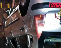 MESSINA – Incidente in galleria. Auto si ribalta e conducende sbalza fuori dell’abitacolo.