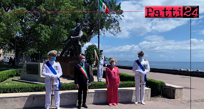 MILAZZO – Festa della Marina. Cerimonia davanti al monumento di Luigi Rizzo