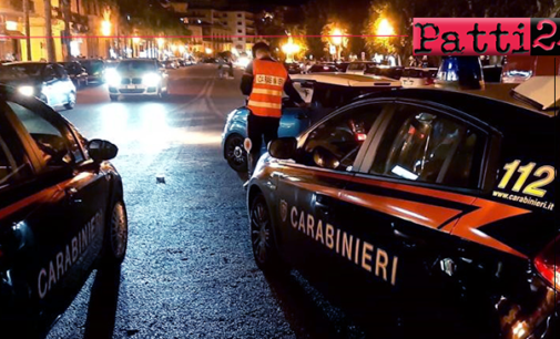 CAPO D’ORLANDO – Controlli fine settimana. 1 denuncia in stato di libertà e 4 persone segnalate quali assuntori di stupefacenti.