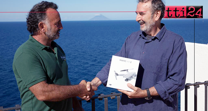 SALINA – Donato drone per attività di monitoraggio riserva naturale