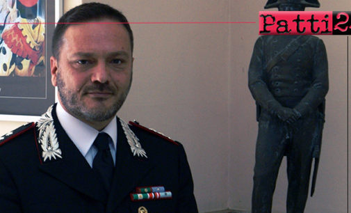 PATTI –  Il Tenente Colonnello Salvatore Pascariello nuovo comandante della Compagnia Carabinieri.