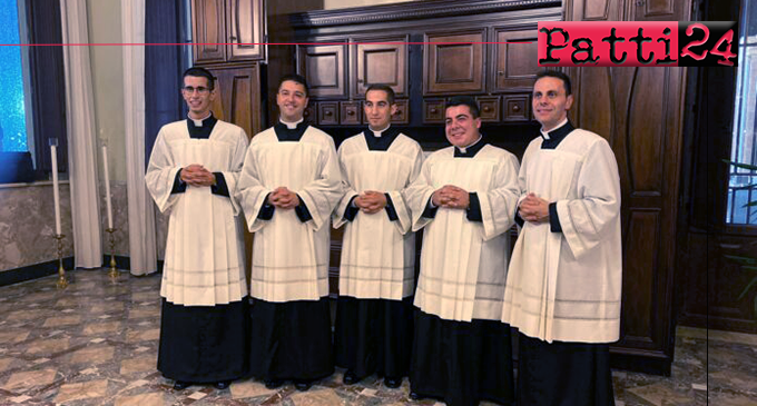 PATTI – Basilica Santuario di Tindari. Cinque seminaristi ammessi agli ordini sacri.