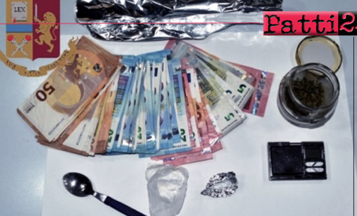 MESSINA – Servizi anti-droga. Rinvenute e sequestrate marijuana e cocaina, arrestato 26enne.