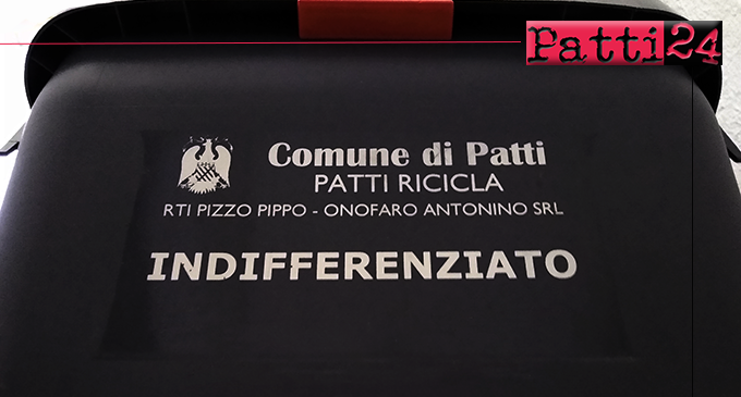 PATTI – Raccolta differenziata. Riprende, anche se temporaneamente.