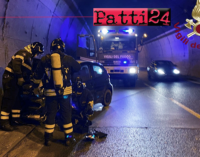 MESSINA – A20. Auto sbanda in galleria Spadalara, ferita lievemente la conducente