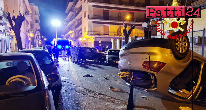 BARCELLONA P.G. – Incidente stradale sulla via Roma. 6 auto coinvolte.