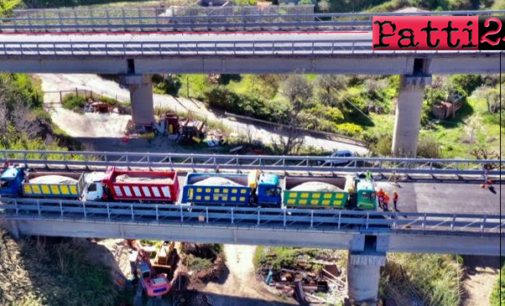 A20 – Viadotti “Tonnarazza” e “Torregrotta” sicuri e percorribili dopo le prove odierne