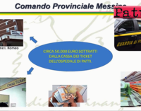 PATTI – Nel 2019 dipendente Asp, avrebbe sottratto 50mila euro dalla cassa ticket dell’Ospedale. Costretto a restituire il maltolto, ora dovrà chiarire motivazioni illecito comportamento.