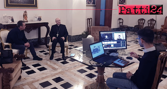 PATTI – Mons. Giombanco ai giovani della diocesi al 5° incontro on-line : “E’ sempre bello potervi incontrare …”