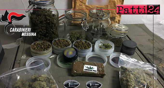 PIRAINO – 31enne in possesso di oltre 400 grammi di hashish e marijuana. Arrestato