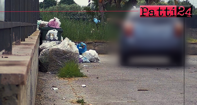 MILAZZO – Automobilista abbandona rifiuti lanciando il sacchetto. Beccato dalla fototrappola.